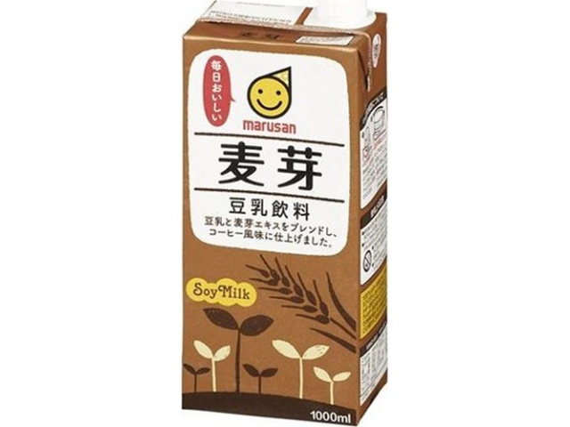 Marusan Malted Soy Milk, 1L (Special Order Item) [Purchase 6]
