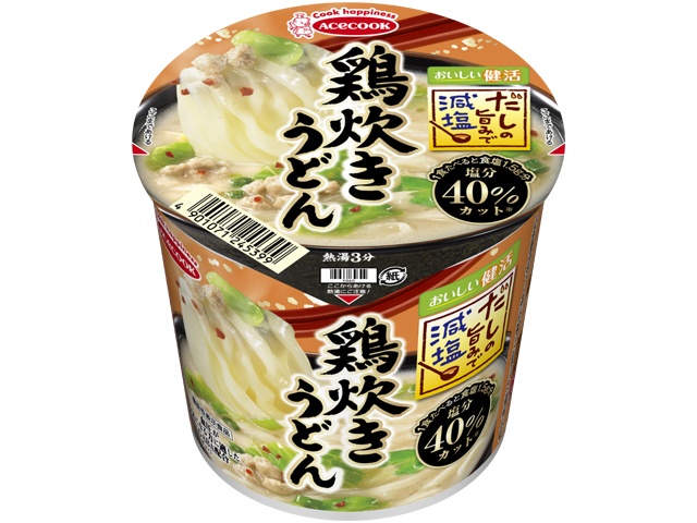 Ace Chicken Udon Noodles with Delicious Dashi Flavor (12 pieces)