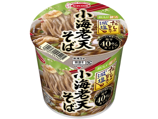 Ace Low-Sodium Shrimp Tempura Soba with the Flavor of Dashi (Special Order Item) [Purchase 12]