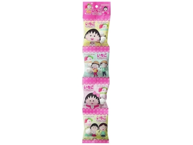 EIWA Chibi Maruko-chan Strawberry Marshmallows (4-pack) [Backordered] [Purchase 12]