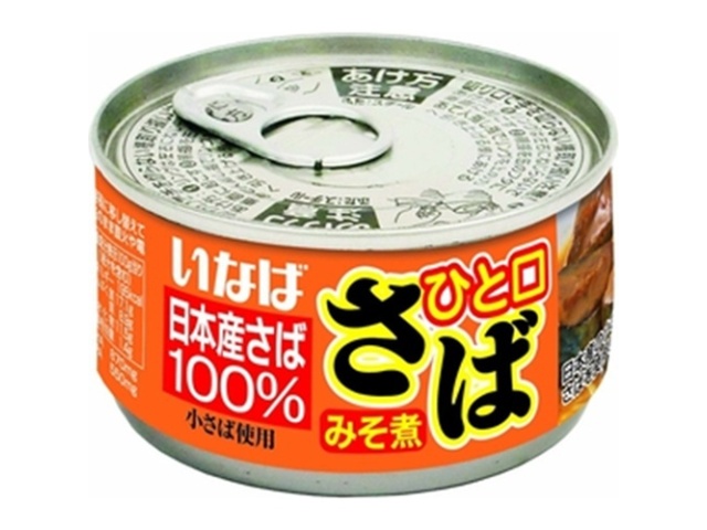 Inaba Bite-sized Mackerel Simmered in Miso, 115g (Special Order Item) [Purchase Quantity: 24]