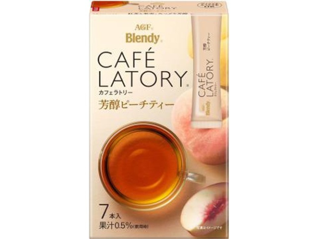 Blendy Cafe Latory Aromatic Peach Tea 7-pack [This Month's Special Offer] [Pre-order Item] [Purchase Quantity: 24]