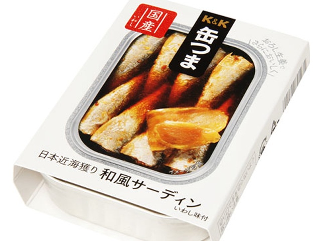 K&K Canned Sardines, Japanese Style, 105g (Special Order Item) [Purchase Quantity: 24]