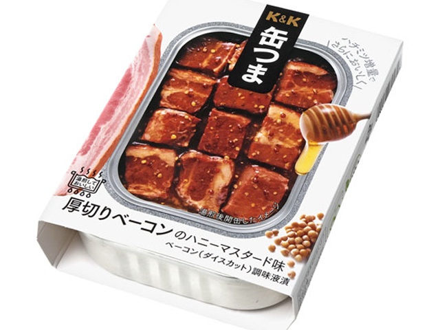K&K Canned Bacon Honey Mustard, 105g (Special Order Item) [Purchase 24]