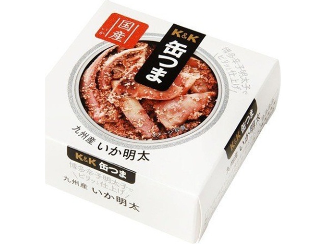 K&K Canned Kyushu Squid and Mentaiko (45g) - Special Order Item (Purchase Quantity: 24)