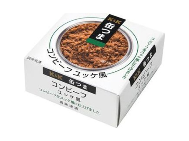 K&K Canned Corned Beef Yukhoe Style 80g (Special Order Item) [Purchase 24]