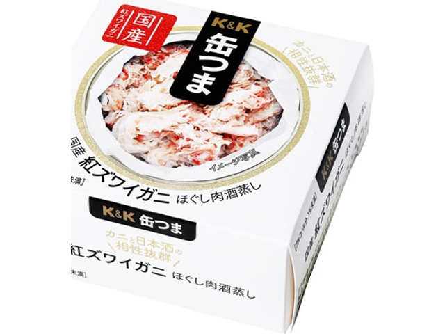 K&K Canned Sweet Potatoes: Steamed Red Snow Crab Meat from Kasumi, Hyogo Prefecture (Special Order Item) [Purchase Quantity: 24]