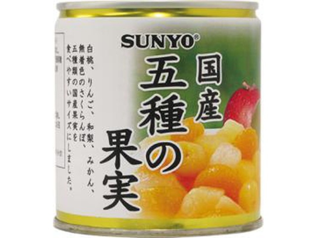 Sanyo Five Kinds of Japanese Fruits, EO5, Special Order Item [Purchase Quantity: 48]