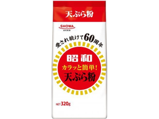 Showa Easy and Crispy Tempura Flour 320g [This Month's Sale: Dried Food] Special Order Item [Purchase 20]
