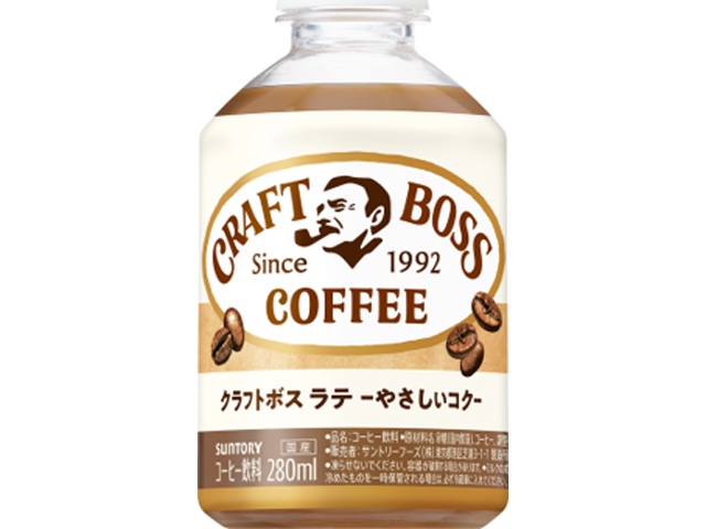 Craft Boss Latte P 280ml [This Month's Special Drink]  [Purchase 24]