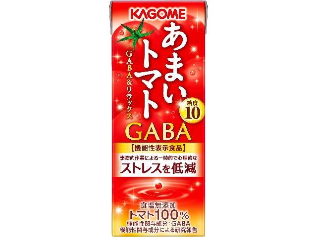 Kagome Sweet Tomato GABA Stress Reduction 195ml (Special Order Item) [Purchase Quantity: 24]