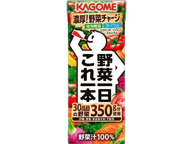 Kagome One Vegetable a Day Bottle, 200ml (Pack of 24)