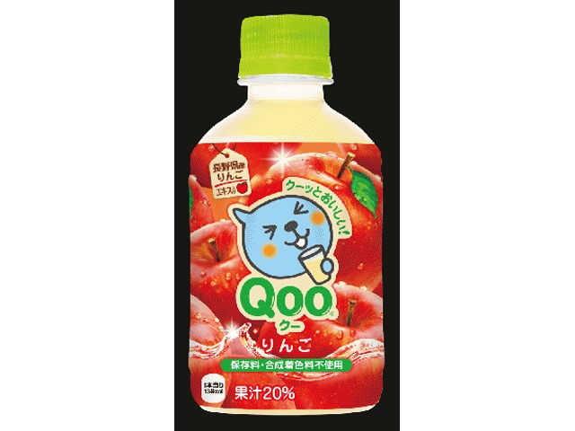 Qoo Apple P280ml [This Month's Special Drinking Water] Special Order Item [Purchase Quantity: 24]