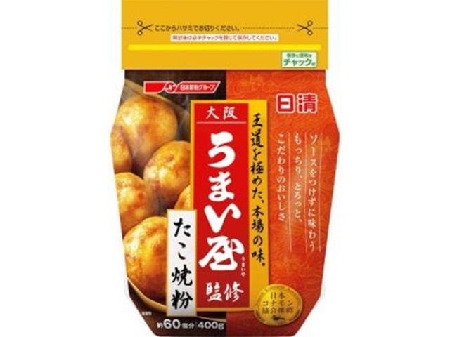 Nissin Osaka Umai-ya Supervised Takoyaki Flour 400g (Special Order Item) [Purchase Quantity: 12]
