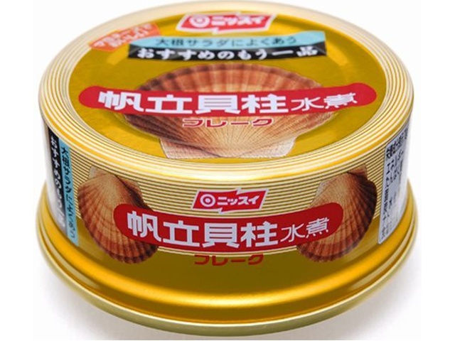 Nissui Scallop Flakes EO, 70g [This Month's Special: Bottled/Canned] [Special Order Item] [Purchase Quantity: 48]