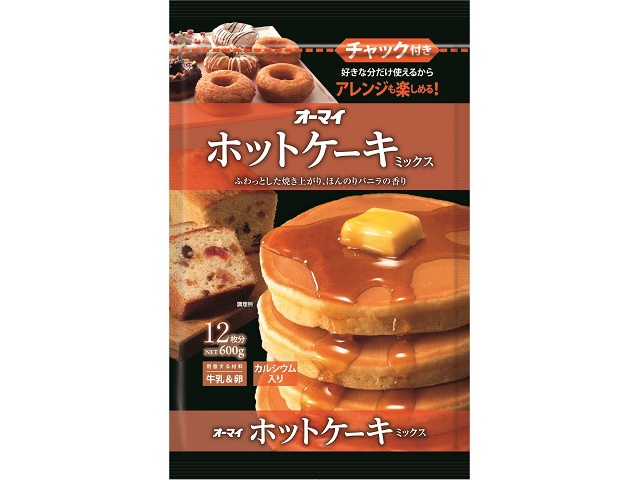 Nippun Hotcake Mix with Zipper, 600g (Pack of 8)