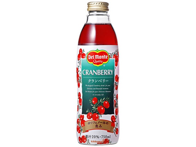 Del Monte Cranberry 750ml Bottle (Special Order Item) [Purchase 6 Bottles]