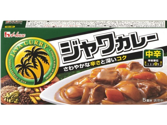 House Foods Java Curry, Medium Spicy, 104g (Special Order Item) [Purchase Quantity: 120]