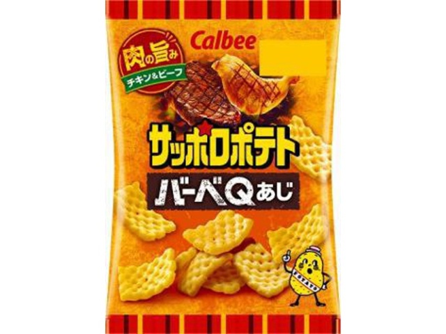 Calbee Sapporo Potato BarbeQ Flavor, 24g (Purchase 24 pieces)