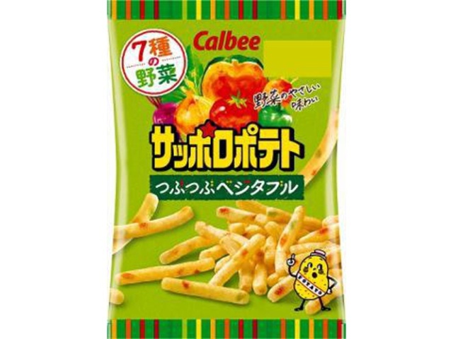 Calbee Sapporo Potato Crumbed Vegetables 24g (Pack of 24)