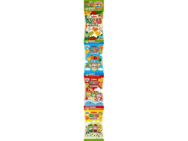 Calbee Vegi Taberu Light Salad Flavor Mini 4  [Purchase 10]