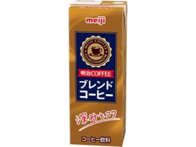 Meiji COFFEE Blend Coffee Paper 200ml (Special Order Item) [Purchase Quantity: 24]