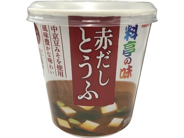 Marukome Cup Restaurant-Style Red Dashi Tofu, 1 serving (6 pieces)