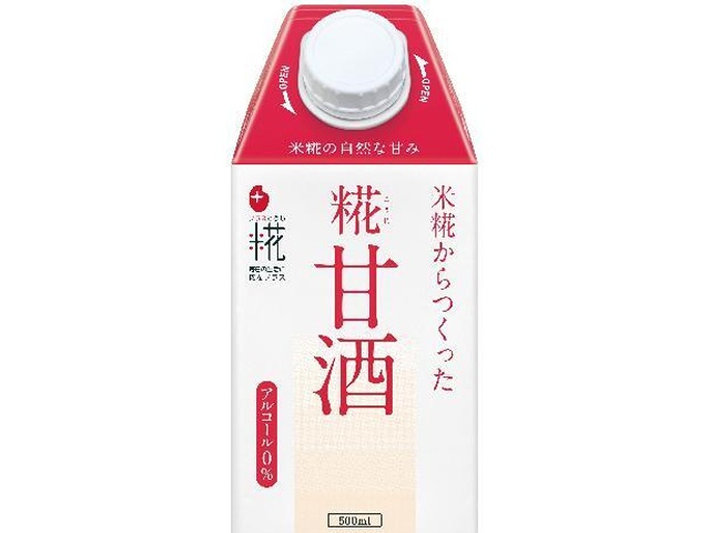 Marukome Plus Koji Amazake (Sweet Rice Sake) 500ml (Special Order Item) [Purchase 12]