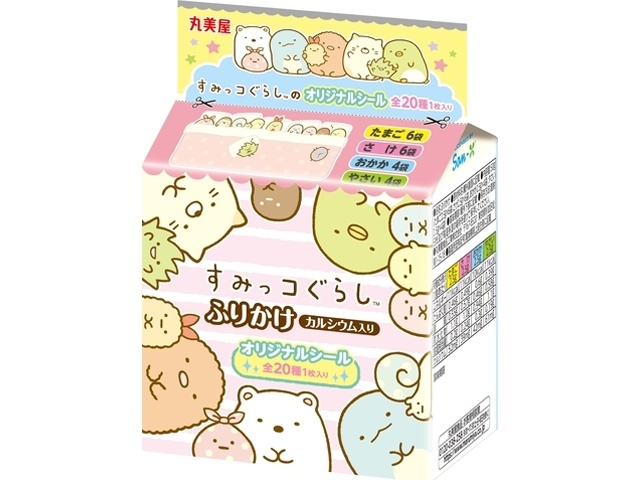 Marumiya Sumikkogurashi Furikake Mini Pack, 20 bags (Purchase 10 bags)