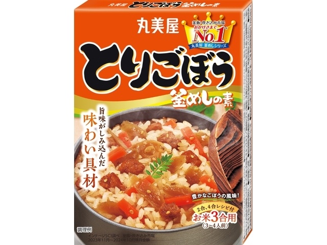 Marumiya Chicken and Burdock Kamameshi Seasoning, 128g (Special Order Item) [Purchase Quantity: 60]