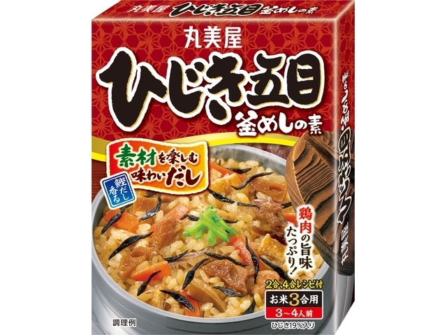 Marumiya Hijiki Gomoku Kamameshi Seasoning, 215g (Special Order Item) [Purchase Quantity: 40]