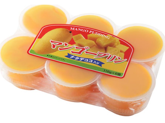 Marunari Mango Pudding, 118g x 6 packs (Special Order Item) [Purchase Quantity: 12]