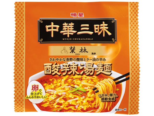 Myojo (Bag) Chuka Sanmai Akasaka Eirin Hot and Sour Soup Noodles (48 pieces)