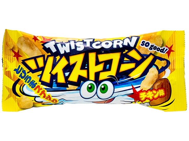 Yaokin Twisted Corn, Chicken Flavor, 14g (Pack of 30)