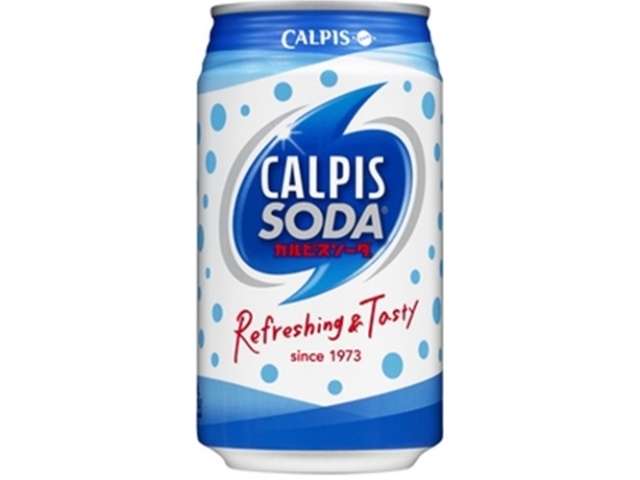 Calpis Soda Can 350ml (Purchase 24 cans)