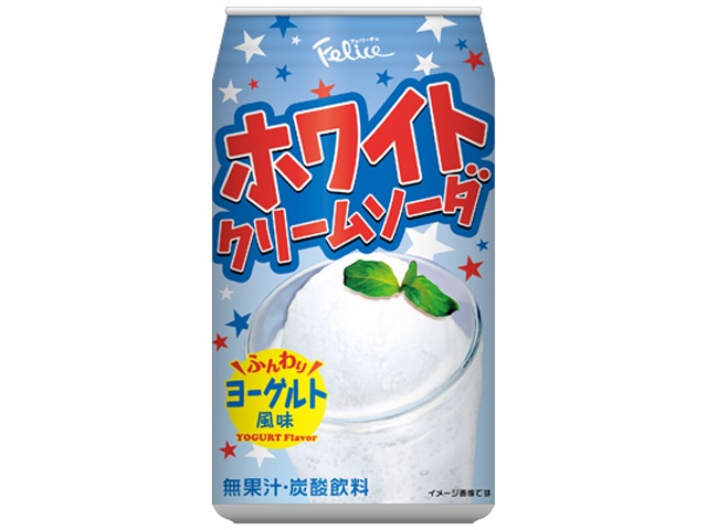 Tominaga White Cream Soda, 350ml (Special Order Item) [Purchase Quantity: 24]