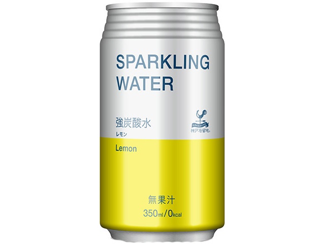 Kobe Foreign Settlement Carbonated Lemon Water, 350ml (Special Order Item) [Purchase Quantity: 24]