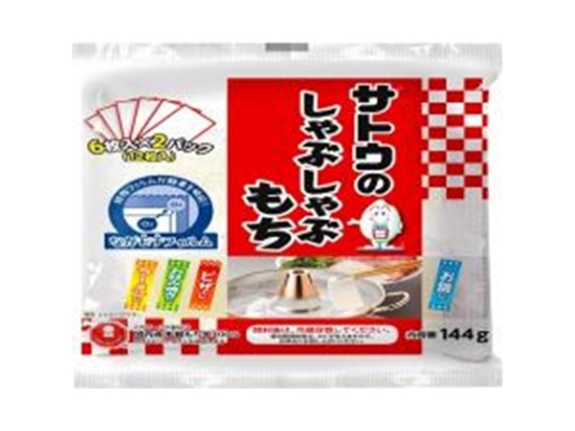 Sato Shabu-Shabu Mochi (6 pieces x 2 packs) [Special Order Item] [Purchase 12]