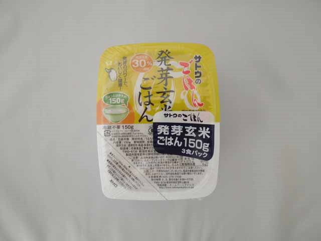 Sato Germinated Brown Rice 3-Serving Pack, 150g x 3 (Special Order Item) [Purchase Quantity: 12]