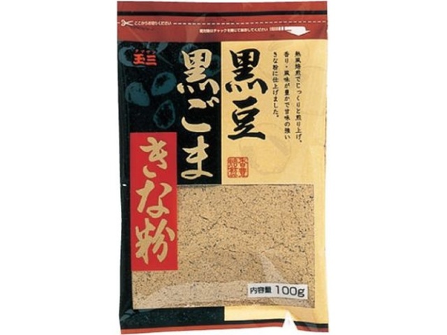Tamasan Black Bean and Black Sesame Soybean Flour, 100g (Special Order Item) [Purchase Quantity: 40]