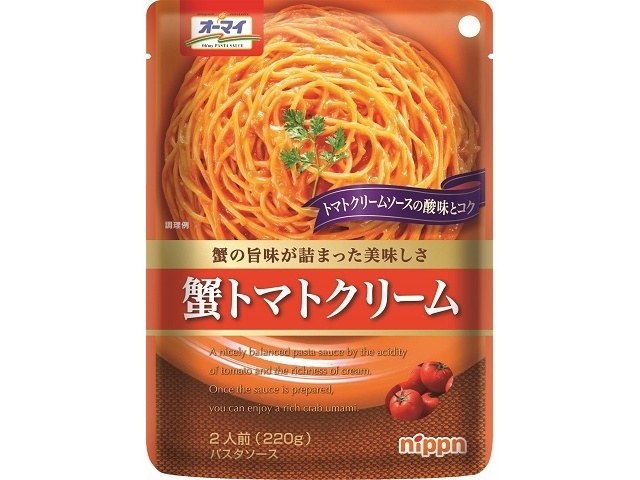 Oh'my Crab Tomato Cream Noodles, 220g [This Month's Special Noodle Sale] [Made-to-order item] [Purchase 24]