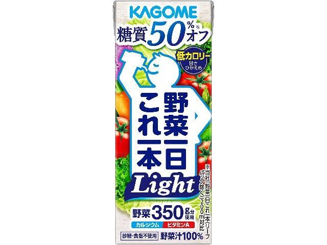 Kagome Vegetable One Bottle a Day Light 200ml (Special Order Item) [Purchase Quantity: 24]