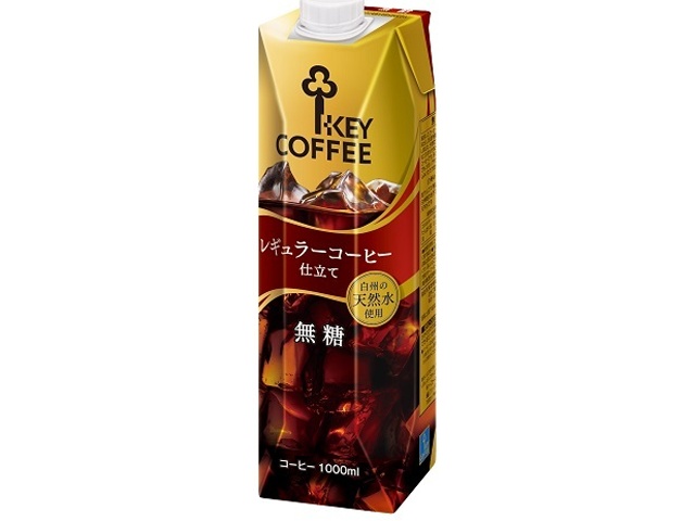 Key 1L Liquid Coffee Unsweetened Tetra Prisma  [Purchase 6]