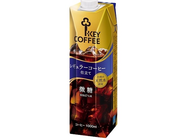 Key 1L Liquid Coffee, Lightly Sweetened, Tetra Prisma  [Purchase 6]