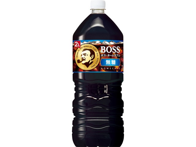 Boss Home Cafe Unsweetened Coffee, 2L (Special Order Item) [Purchase 6]