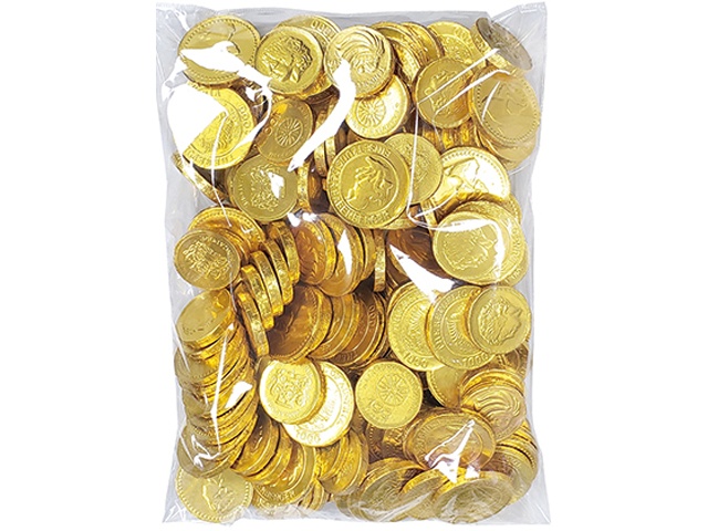 Yaokin 1kg Bulk Pirate Gold Coin Chocolate (6 pieces)