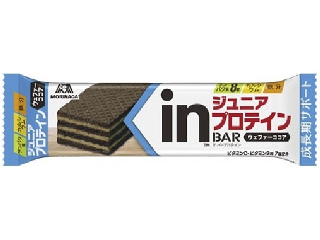 Morinaga InBar Junior Protein Cocoa (1 bar) [Backordered] [Purchase quantity: 144]