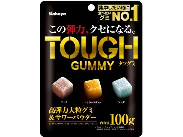 Kabaya Tough Gummy, 100g (Purchase 6 pieces)