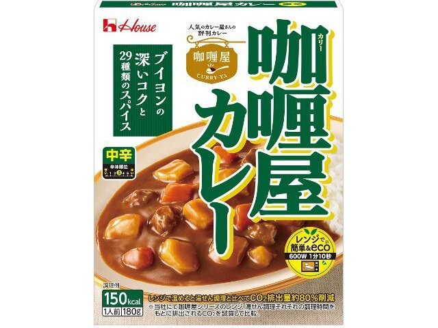 House Foods Curryya Curry, Medium Spicy, 180g (Pack of 10)
