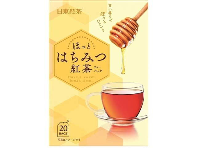 Nitto Tea Honey Black Tea Tea Bags, 20 Tea Bags (Special Order Item) [Purchase Quantity: 48]